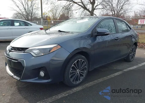 2016 Toyota Corolla S Plus из США, поврежденный, VIN 2T1BURHE3GC511316
